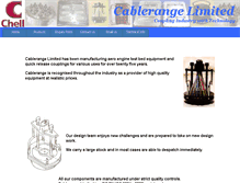 Tablet Screenshot of cablerange.co.uk